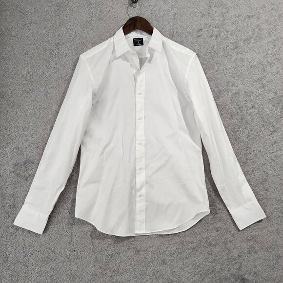 NEW Crewcuts Ludlow Men's Dress Shirt Size 16 White Button-Up   7CT - Picture 1 of 8